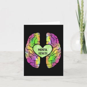 Psychische Gesundheit S Regenbogen Gehirn psychisc Karte