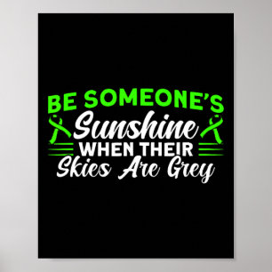 Psychische Gesundheit sei jemandes Sonnenschein fü Poster