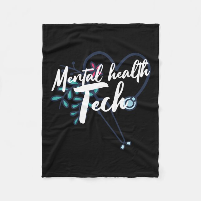 Psychische Gesundheit Selbstmord Bewusstsein Monat Fleecedecke (Vorderseite)