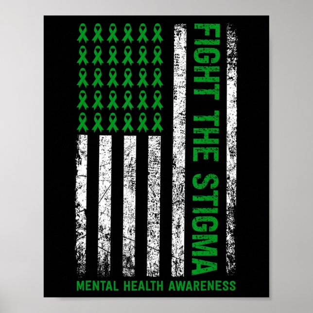Psychische Gesundheit Sensibilisierung für die Sti Poster (Vorne)