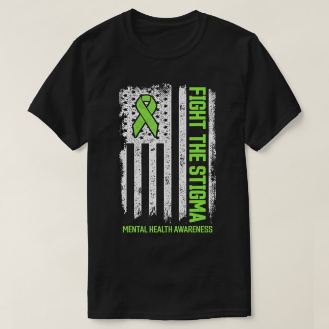 Psychische Gesundheit Sensibilisierung für die Sti T-Shirt (Design vorne)