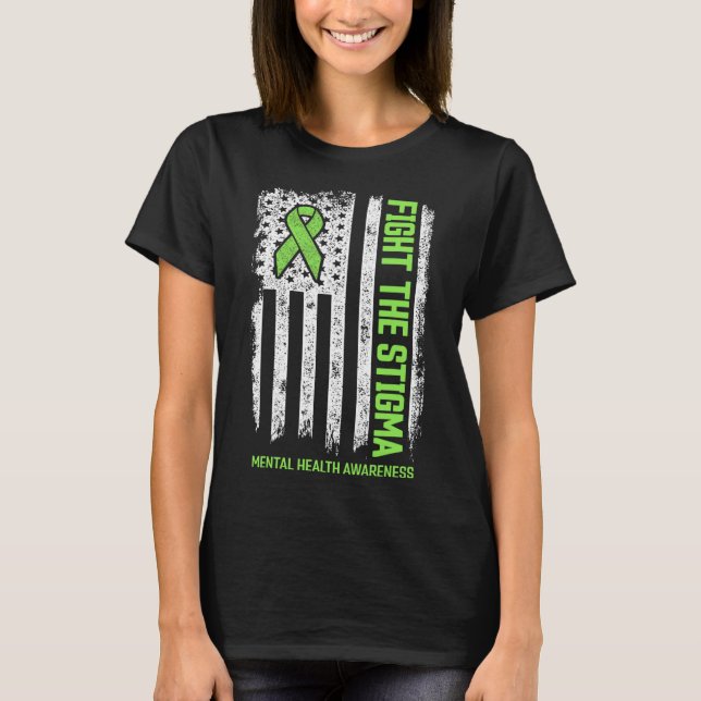 Psychische Gesundheit Sensibilisierung für die Sti T-Shirt (Vorderseite)