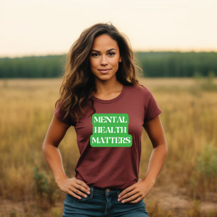 Psychische Gesundheit - Sensibilisierung verbreite T-Shirt