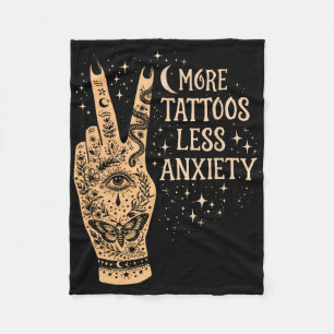Psychische Gesundheit Tätowierte Mama Tattoo Mehr Fleecedecke