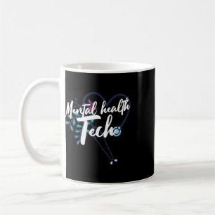 Psychische Gesundheit Tech Gesundheitsarbeiter Psy Kaffeetasse