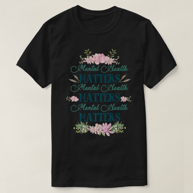 Psychische Gesundheit Themen Gewohnheitspsychische T-Shirt (Design vorne)