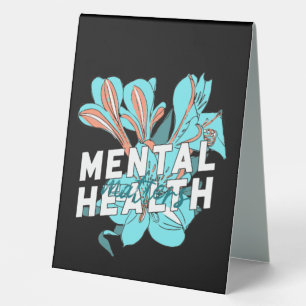 Psychische Gesundheit Tischaufsteller