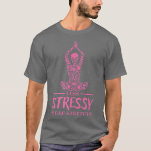 Psychische Gesundheit Weniger Stressgefühl, streng T-Shirt