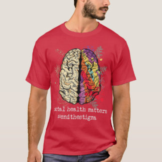 Psychische Gesundheitsfragen beenden das Stigma de T-Shirt