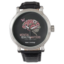Psychische Gesundheitsfragen beenden Stigma, erhöh Armbanduhr
