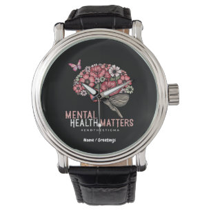 Psychische Gesundheitsfragen beenden Stigma, erhöh Armbanduhr