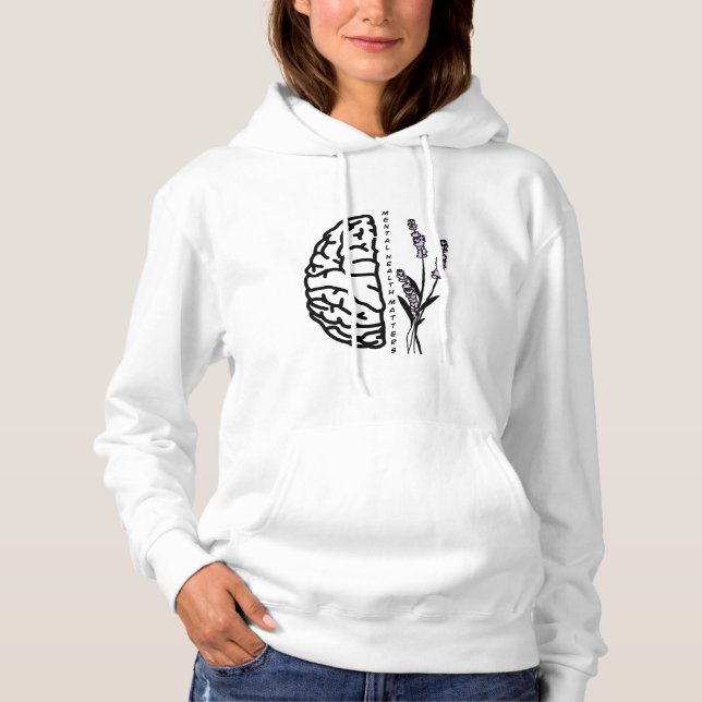 Psychische Gesundheitsfragen Hoodie (Vorderseite)