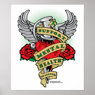 Psychische Gesundheitsgefährdung Poster