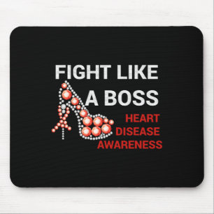 Psychische Gesundheitskleidung kämpft wie ein Boss Mousepad