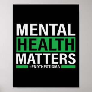 Psychische Gesundheitsprobleme beenden das Stigma  Poster