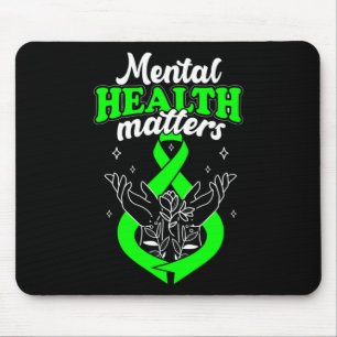 Psychische Gesundheitsprobleme Blume Sensibilisier Mousepad