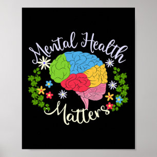 Psychische Gesundheitsprobleme geben dem menschlic Poster