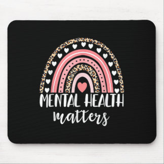 Psychische Gesundheitsprobleme Rainbow Spread Awar Mousepad
