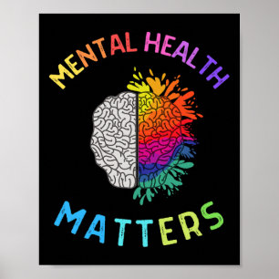 Psychische Gesundheitsprobleme Sensibilisierung fü Poster