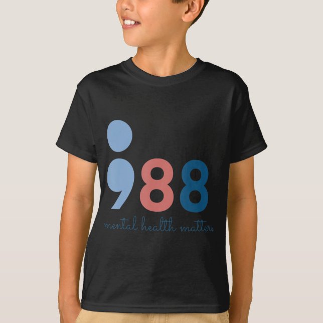 Psychische Gesundheitsprobleme Suizidprävention T-Shirt (Vorderseite)