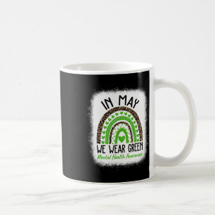 Psychische Gesundheitsprobleme Wir tragen grüne ps Kaffeetasse