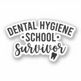 Psychische Hygiene-Schule Survivor Aufkleber