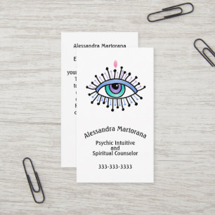 Psychische intuitive spirituelle Beratung Drittes Visitenkarte
