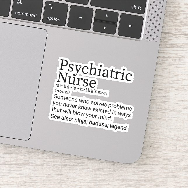 Psychische Krankengeschichte, Geschenk für psychia Aufkleber (Detail)