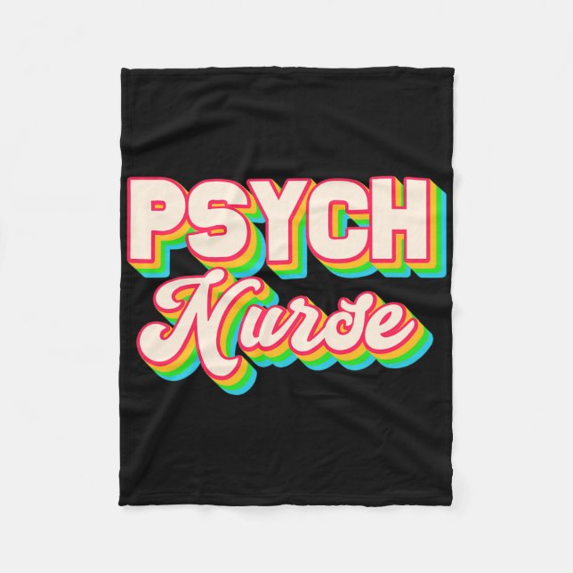 Psychische Krankenpflege Psychiatrische Abteilung  Fleecedecke (Vorderseite)