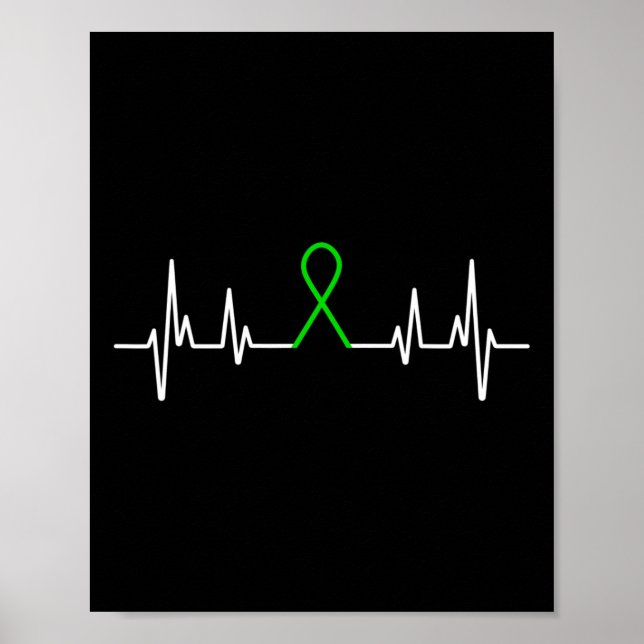 Psychische Krankheiten Grüne Multifunktionsleiste  Poster (Vorne)