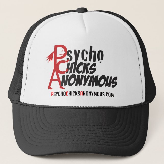 Psychische Küken-anonymer Hut #1 Truckerkappe (Vorderseite)