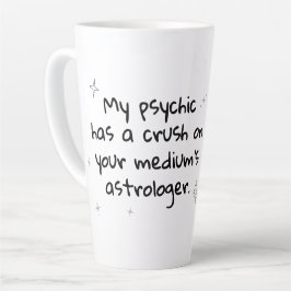 Psychische Mittelastrologie Latte Tasse