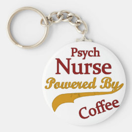 Psychische Norse mit Kaffee Schlüsselanhänger