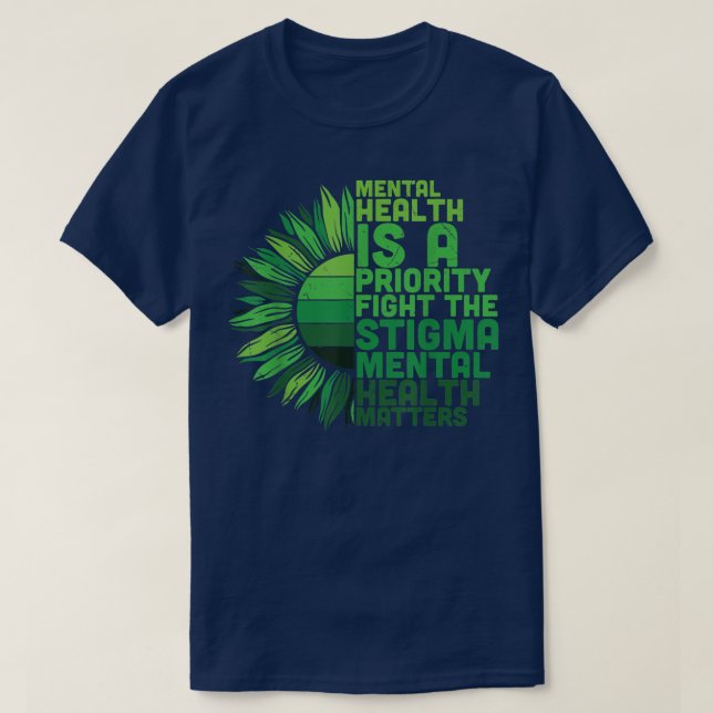Psychische Sonnenblume T-Shirt (Design vorne)
