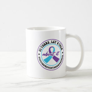 Psychische Unterstützung 988 Woche zur Prävention Kaffeetasse