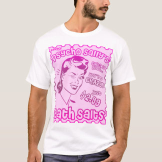 Psychischen Sallys Badesalz - Gewohnheit - ROSA T-Shirt
