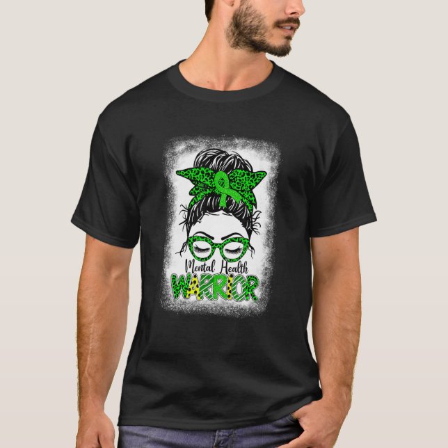 Psychischer Gesundheitsschutz - Messy Bun Women Ps T-Shirt (Vorderseite)