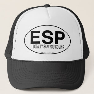 Psychisches ESP Design Euro Oval Decal Style Sloga Truckerkappe
