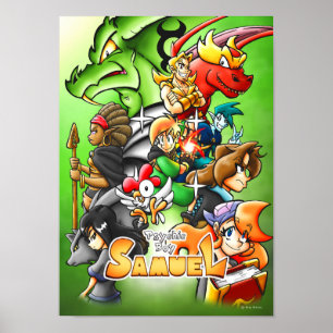 Psychisches Jungen-Samuel-Plakat Poster