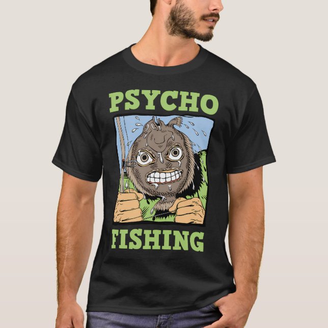 Psycho-Angeln T-Shirt (Vorderseite)