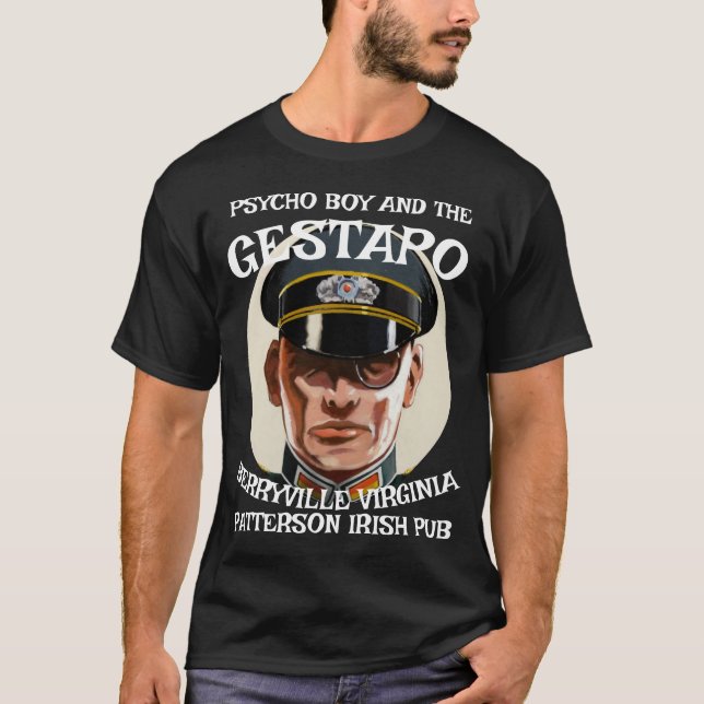 PSYCHO BOY AND GESTAPO PATTERSON IRISH PUB T-Shirt (Vorderseite)