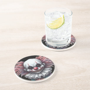 Psycho Clown Getränkeuntersetzer