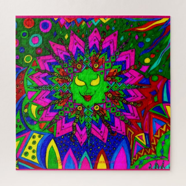 Psycho-Daisy Gaia-Puzzle (Vertikal)