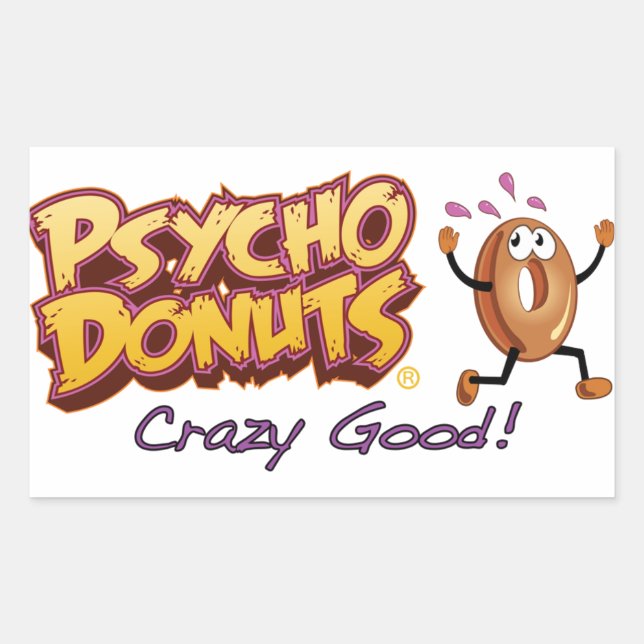 Psycho Donuts Stickers (Vorderseite)