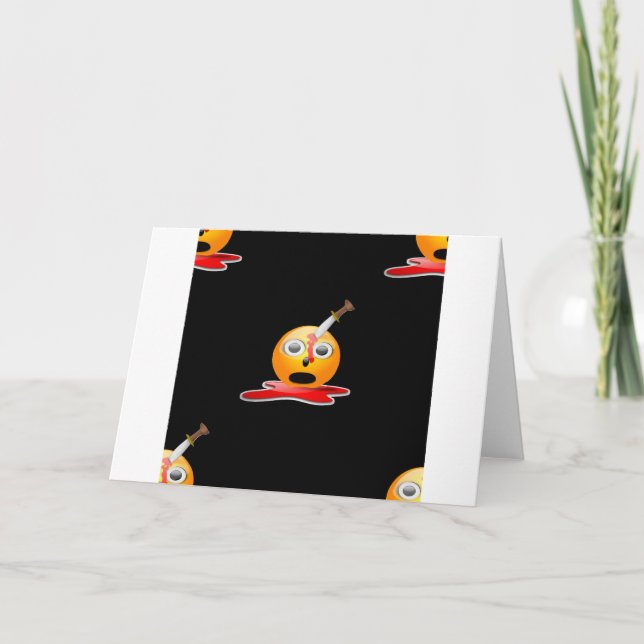 Psycho Emoji Karte (Vorderseite)