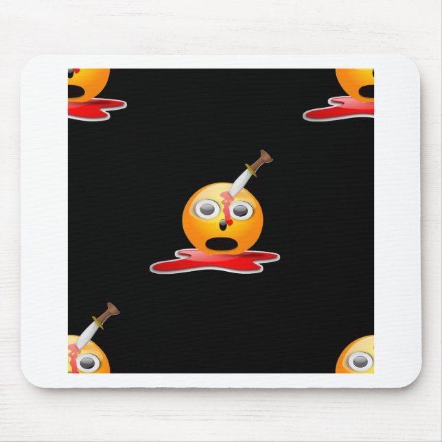 Psycho Emoji Mousepad (Vorne)