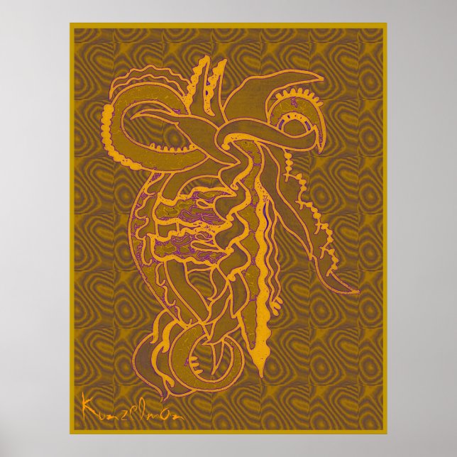 "PSYCHO" GICLEE-DRUCKER POSTER (Vorne)