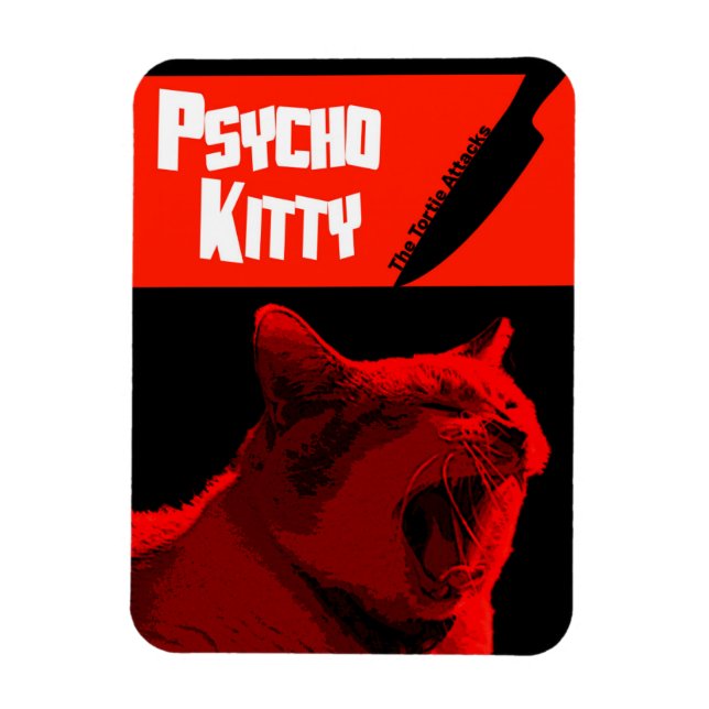 Psycho Kitty Magnet (Vertikal)