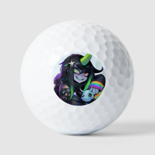 Psycho Niedlich Monster Anime Girl Golfball