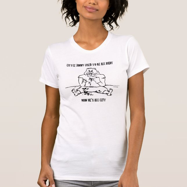 Psycho Puppet Kind ist alles Links T-Shirt (Vorderseite)